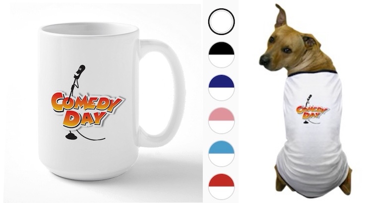 Comedy Day Cafe Press Mug & Doggo